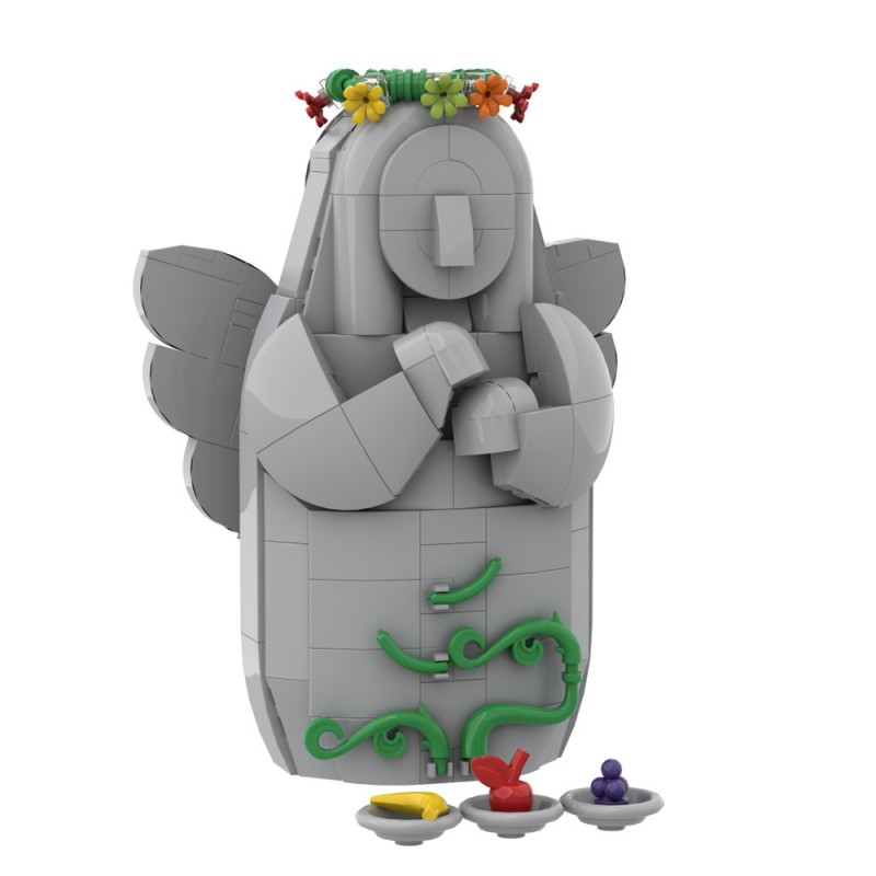 GOBRICKS MOC A1747 Zelda Goddess Statue - YWOBB