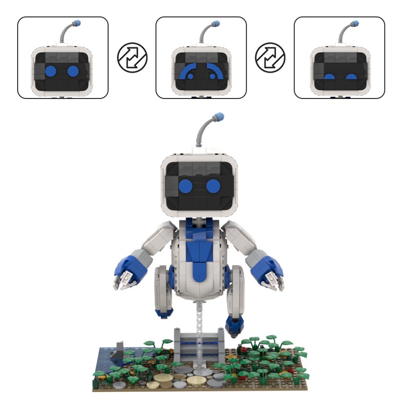 GOBRICKS MOC A1733 Astro Bot - Medium Spider Form - YWOBB