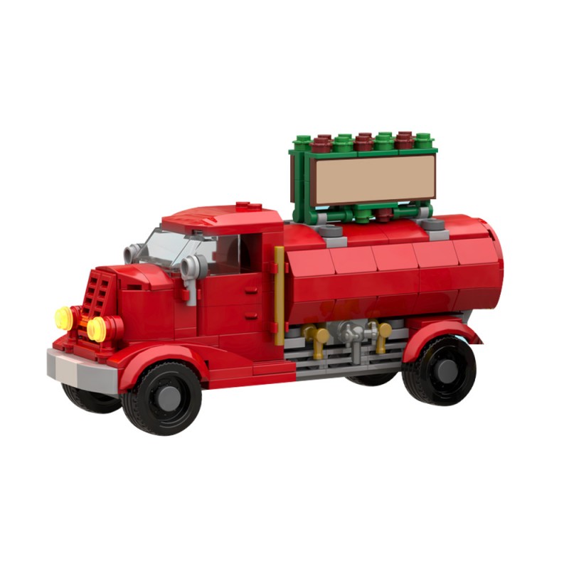 GOBRICKS MOC 204767 Christmas Hot Cocoa Truck - YWOBB