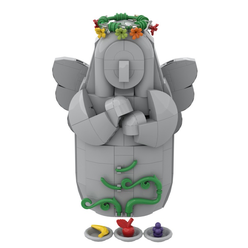 GOBRICKS MOC A1747 Zelda Goddess Statue - YWOBB