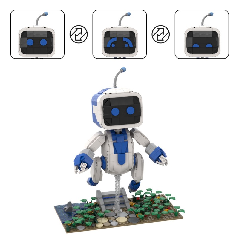 GOBRICKS MOC A1733 Astro Bot - Medium Spider Form - YWOBB