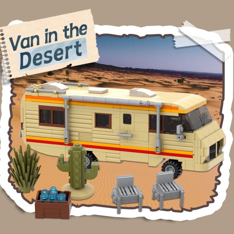 GOBRICKS MOC A0630 Breaking Bad RV Small Edition - YWOBB