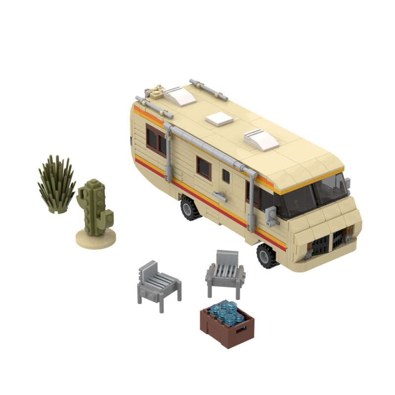 GOBRICKS MOC A0630 Breaking Bad RV Small Edition - YWOBB