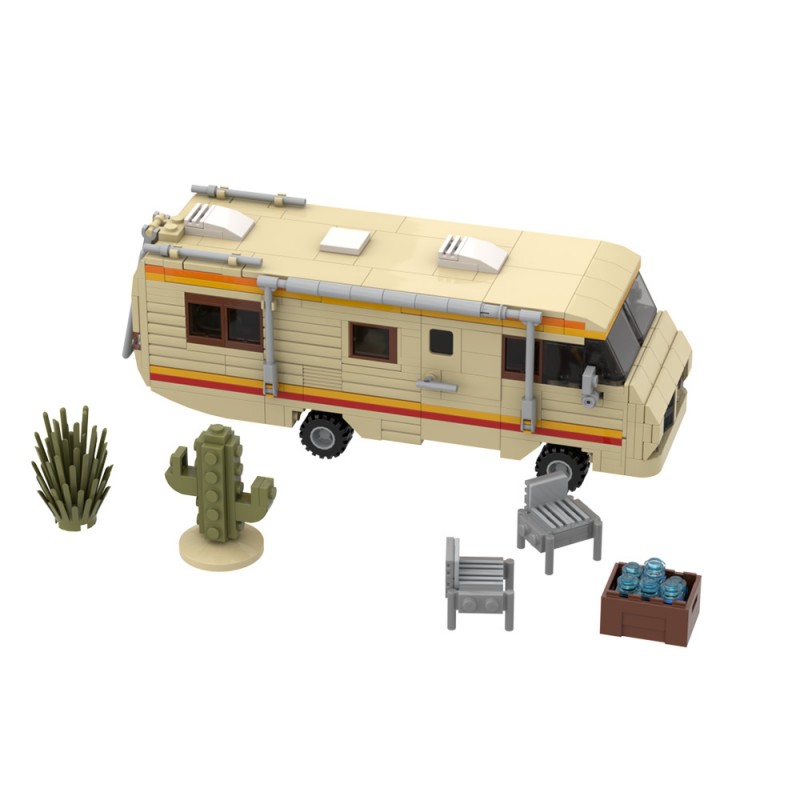 GOBRICKS MOC A0630 Breaking Bad RV Small Edition - YWOBB