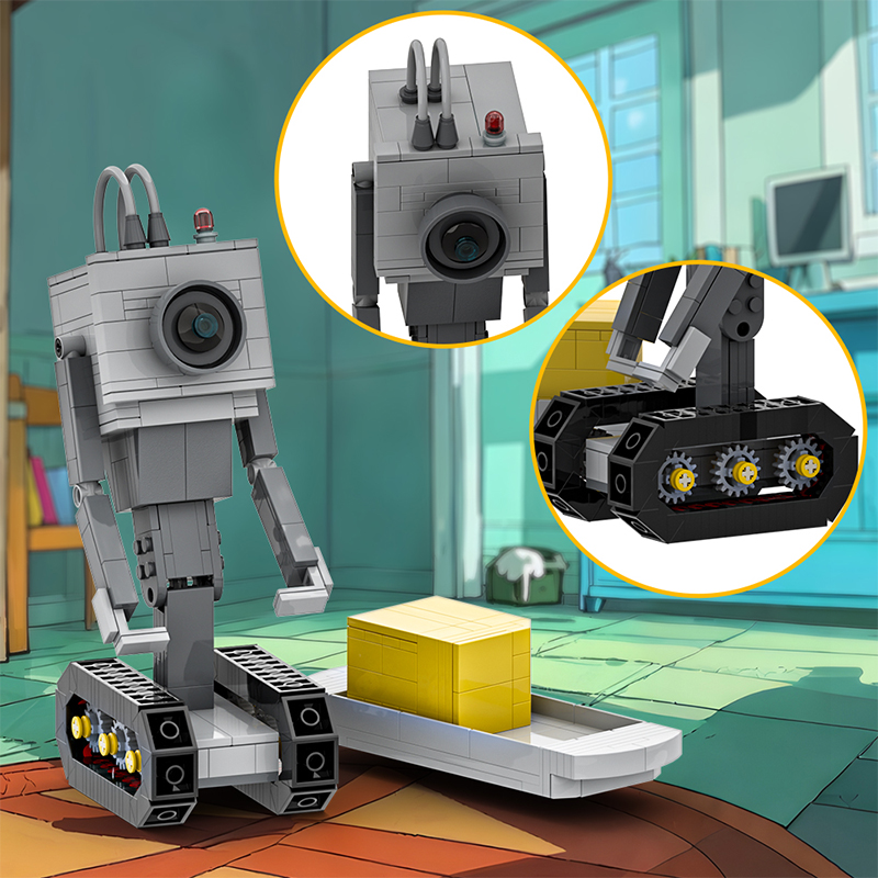 GOBRICKS MOC 128062 Rick's Butter Robot from Rick and Morty - YWOBB