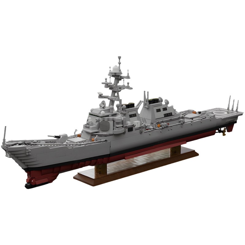 GOBRICKS MOC 200393 Arleigh Burke-class destroyer - YWOBB