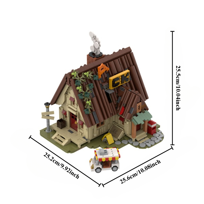 GOBRICKS MOC A1663 Gravity Falls - YWOBB