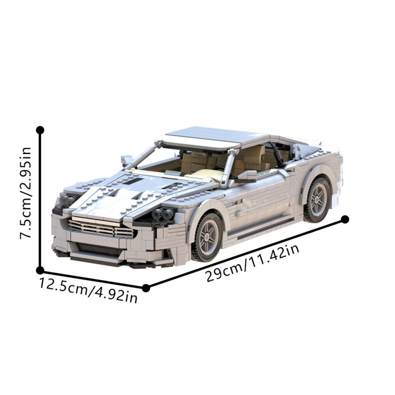 GOBRICKS MOC 202183 Aston Martin DBS - YWOBB