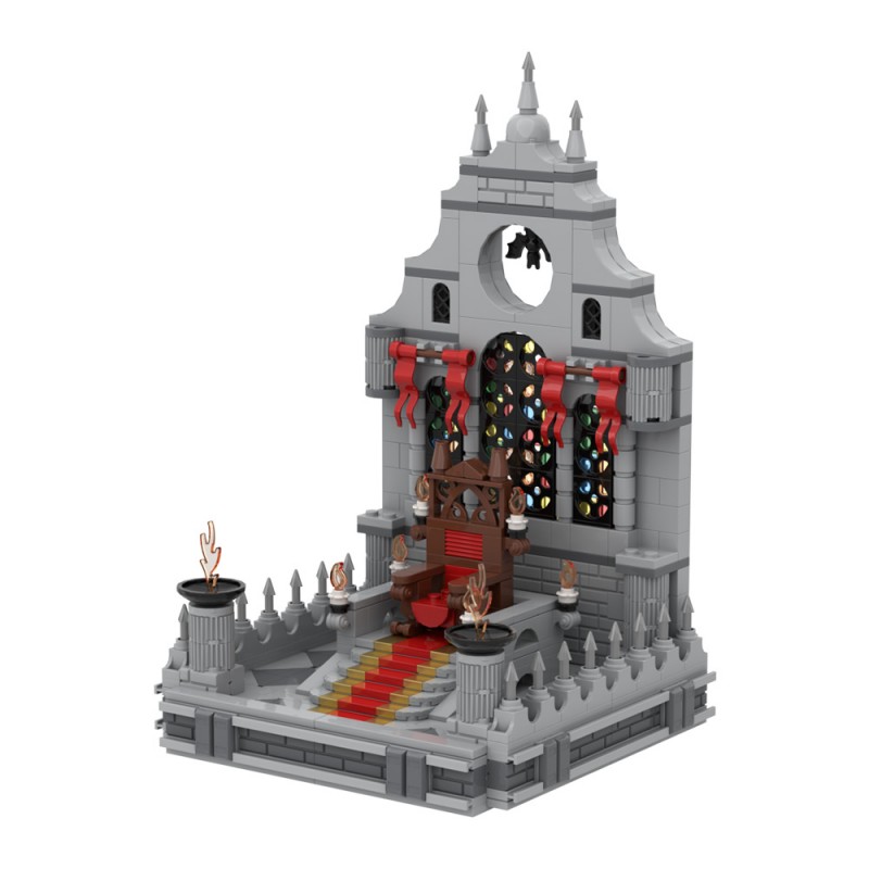 GOBRICKS MOC 196572 Strahd's Throne Room - YWOBB