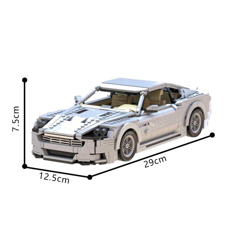 GOBRICKS MOC 202183 Aston Martin DBS - YWOBB
