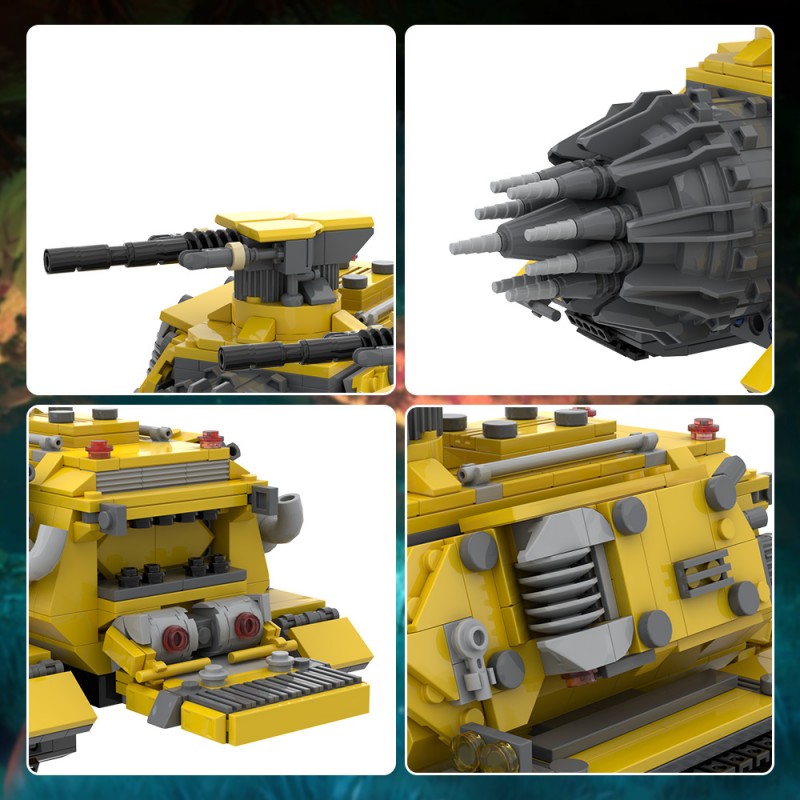 GOBRICKS MOC A1753 Deep Rock Galactic Drilling Rig - YWOBB