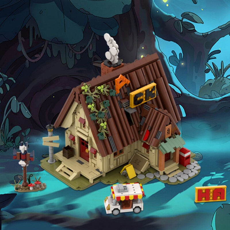 GOBRICKS MOC A1663 Gravity Falls - YWOBB