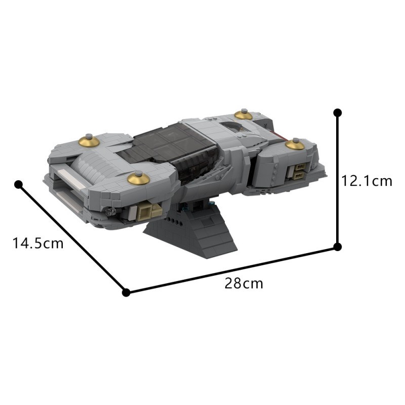 GOBRICKS MOC 199396 Total Recall Hover Car - YWOBB