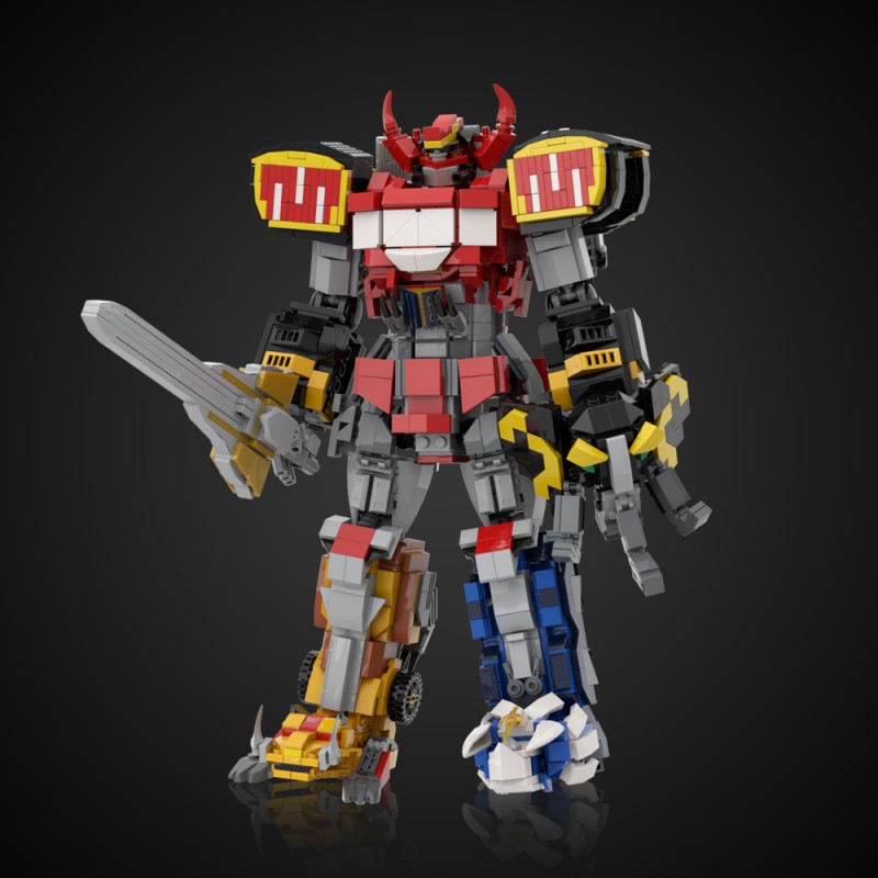 GOBRICKS MOC A1667 Mighty Morphin Power Rangers - YWOBB