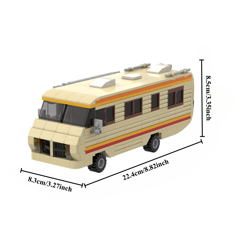 GOBRICKS MOC A0630 Breaking Bad RV Small Edition - YWOBB