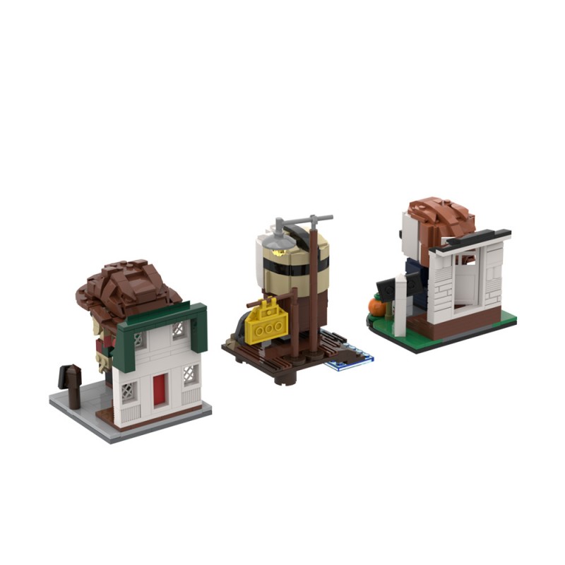 GOBRICKS MOC A0652 Halloween Friday the 13th A Nightmare on Elm Street - YWOBB