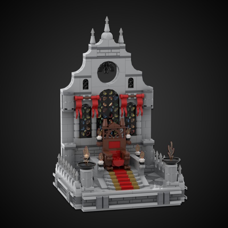 GOBRICKS MOC 196572 Strahd's Throne Room - YWOBB
