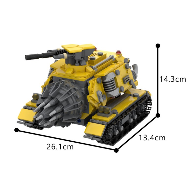 GOBRICKS MOC A1753 Deep Rock Galactic Drilling Rig - YWOBB