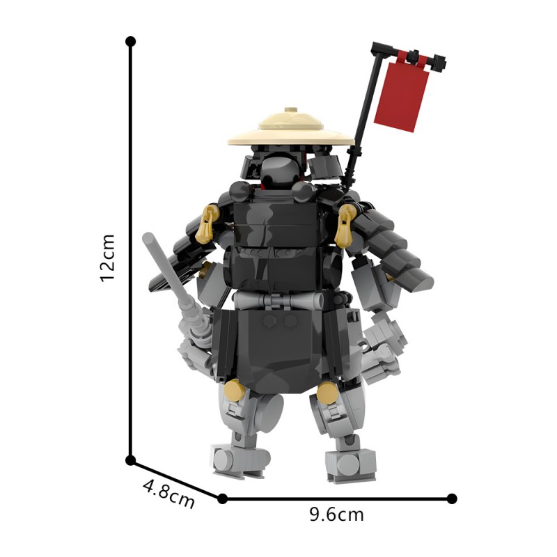 GOBRICKS MOC 202376 Oni Samurai Mech - YWOBB