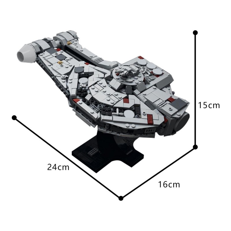GOBRICKS MOC 193629 Dash Rendar's Outrider from Falcon - YWOBB