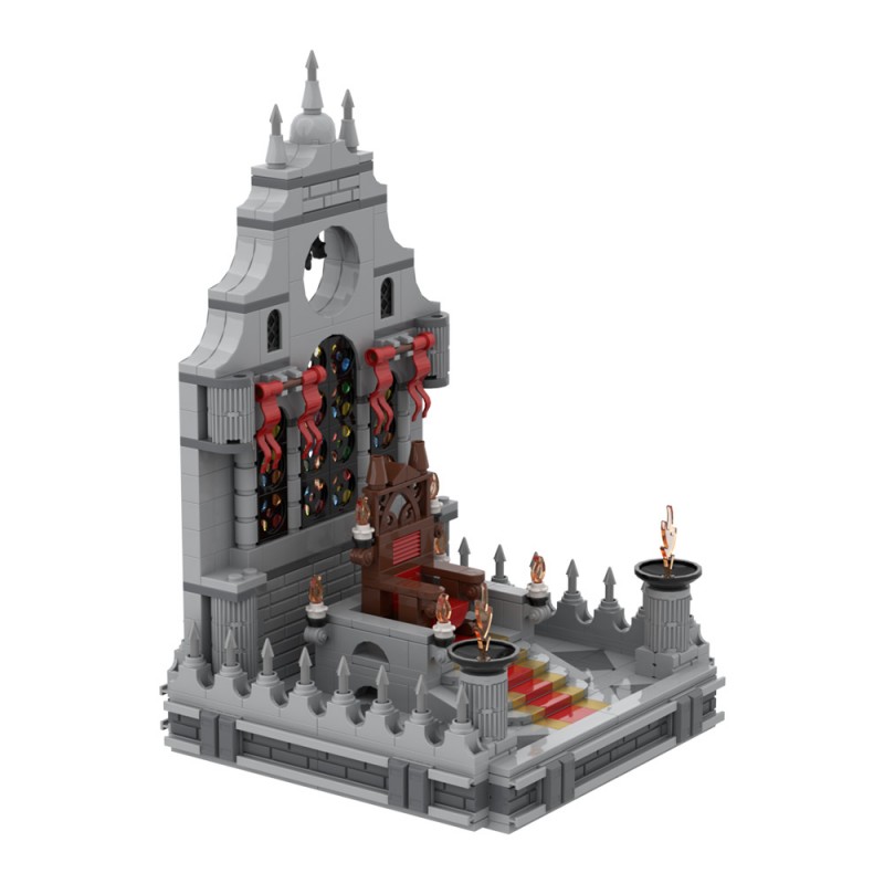 GOBRICKS MOC 196572 Strahd's Throne Room - YWOBB