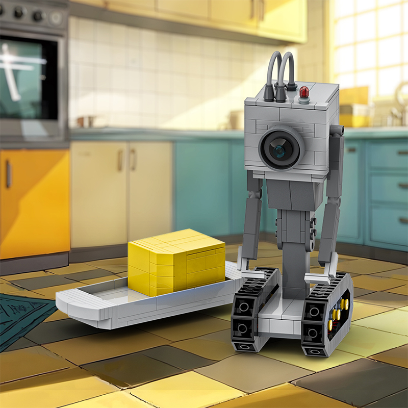 GOBRICKS MOC 128062 Rick's Butter Robot from Rick and Morty - YWOBB