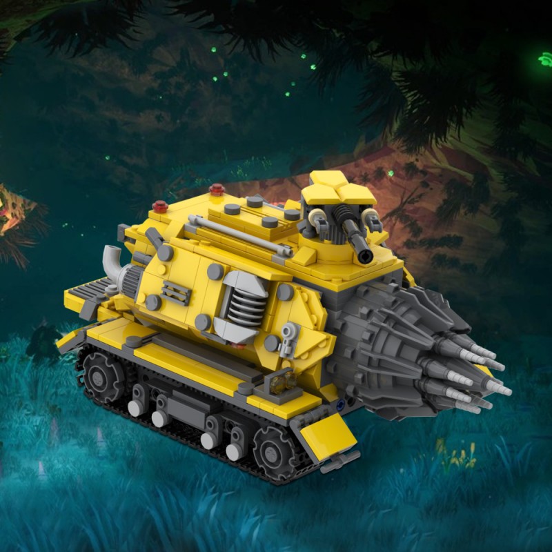 GOBRICKS MOC A1753 Deep Rock Galactic Drilling Rig - YWOBB