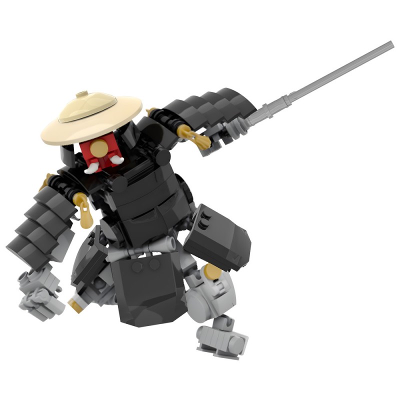 GOBRICKS MOC 202376 Oni Samurai Mech - YWOBB