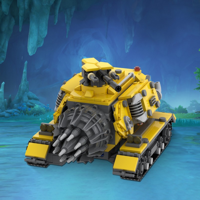 GOBRICKS MOC A1753 Deep Rock Galactic Drilling Rig - YWOBB