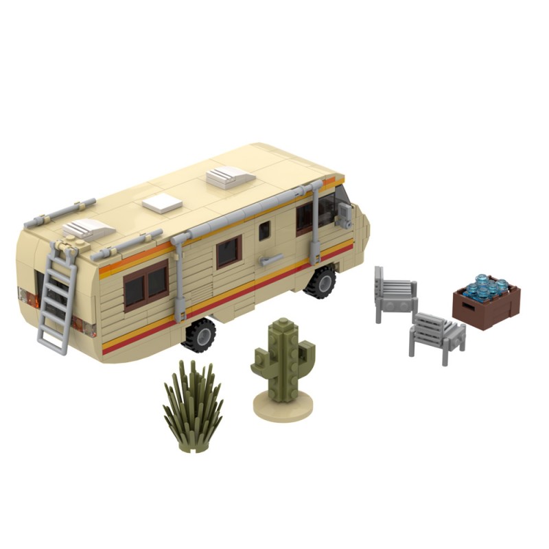 GOBRICKS MOC A0630 Breaking Bad RV Small Edition - YWOBB