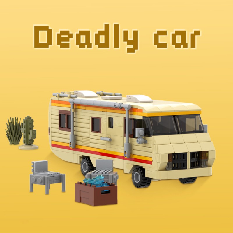 GOBRICKS MOC A0630 Breaking Bad RV Small Edition - YWOBB