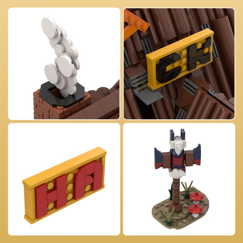 GOBRICKS MOC A1663 Gravity Falls - YWOBB