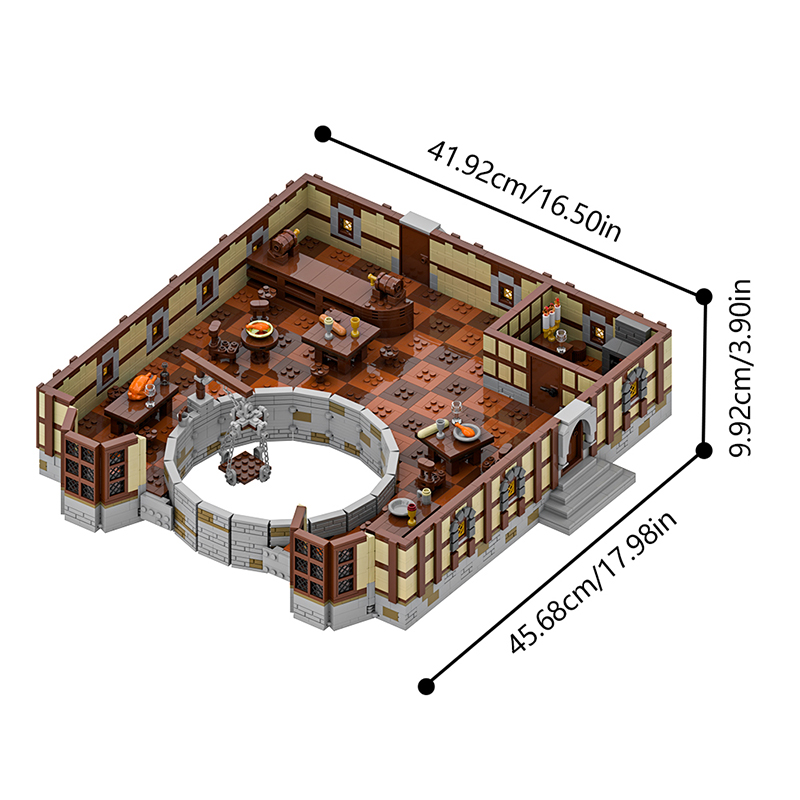 GOBRICKS MOC 202603 Dungeons & Dragons - The Yawning Portal - YWOBB