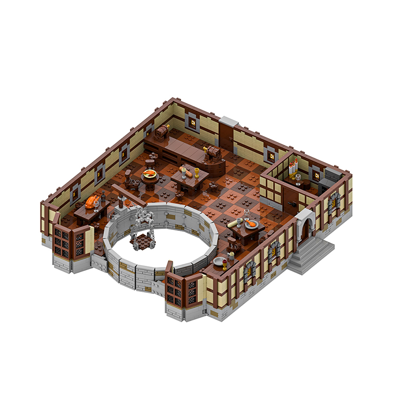 GOBRICKS MOC 202603 Dungeons & Dragons - The Yawning Portal - YWOBB