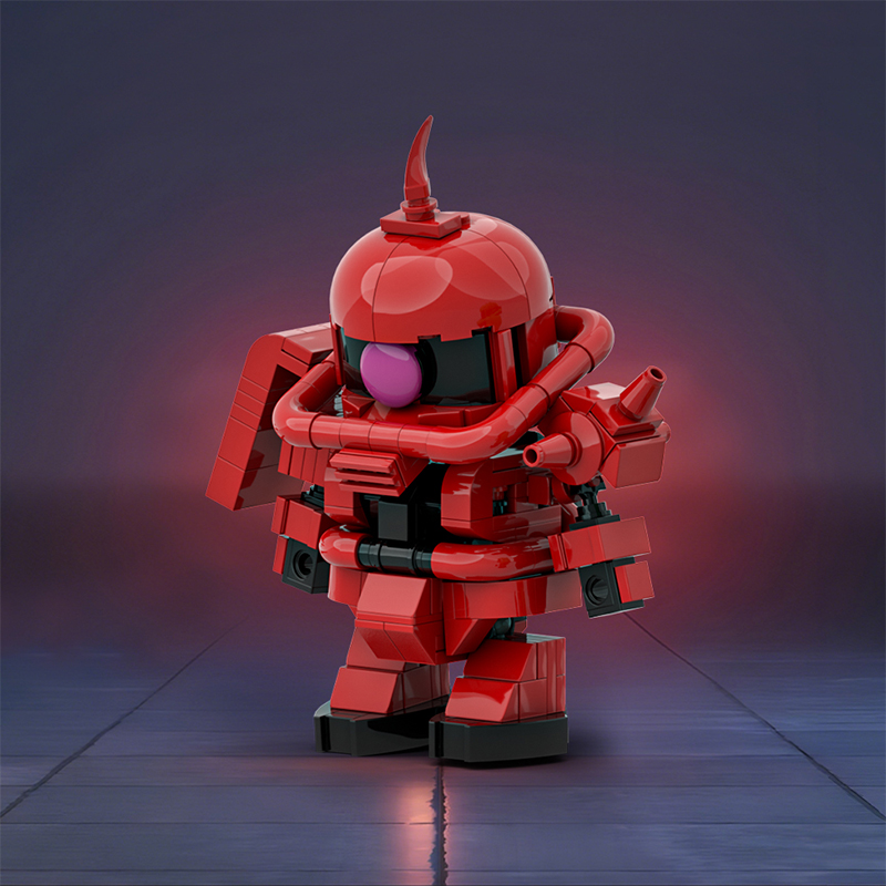 GOBRICKS MOC A1830 Zaku Warrior - YWOBB