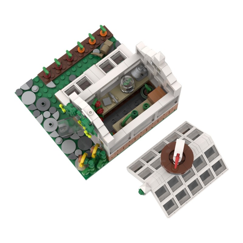 GOBRICKS MOC 194436 Victorian Greenhouse - YWOBB