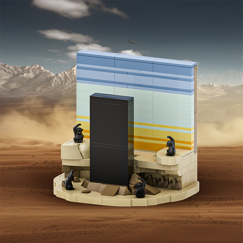 GOBRICKS MOC A1849 A Space Odyssey - YWOBB