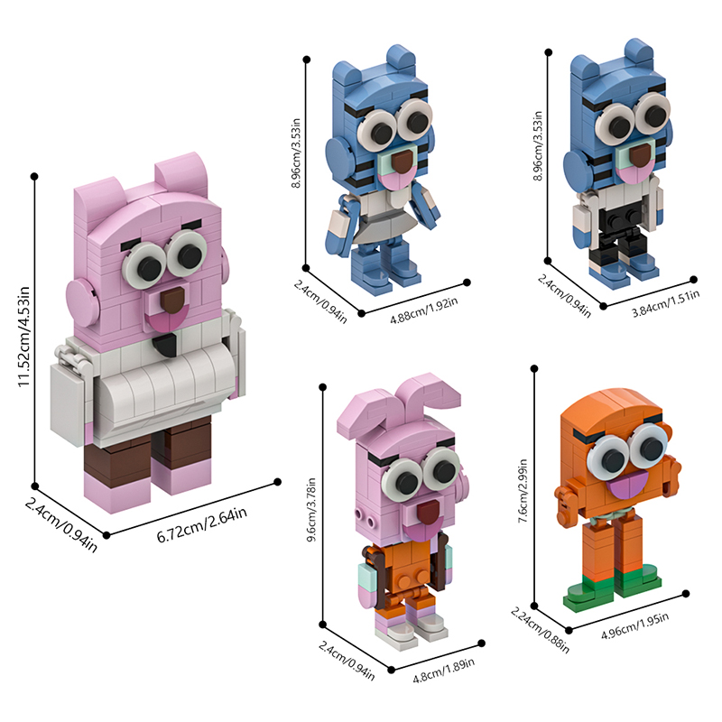 GOBRICKS MOC A1853 The Amazing World of Gumball - YWOBB