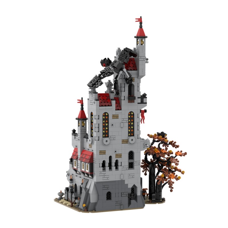 GOBRICKS MOC 191306 Fright Knights - Basil's Manor - YWOBB