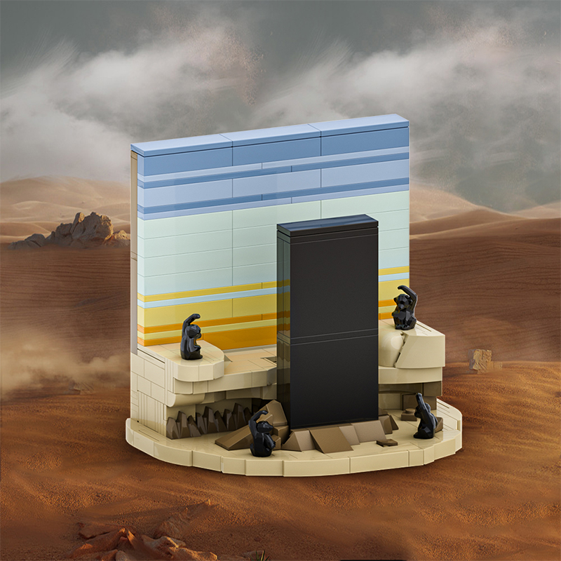 GOBRICKS MOC A1849 A Space Odyssey - YWOBB