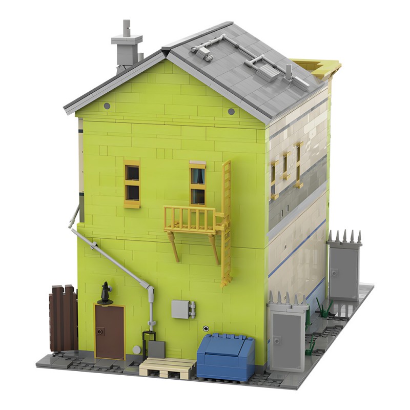 GOBRICKS MOC 186048 Bob's Burgers house - YWOBB