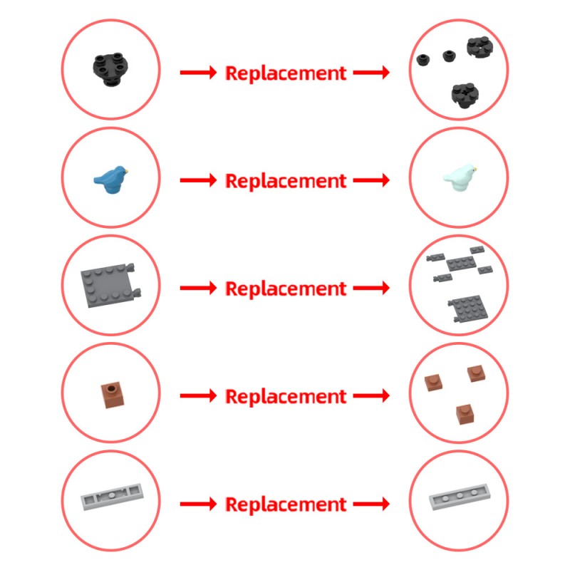 GOBRICKS MOC 189669 Medieval Joiner's Workshop - YWOBB