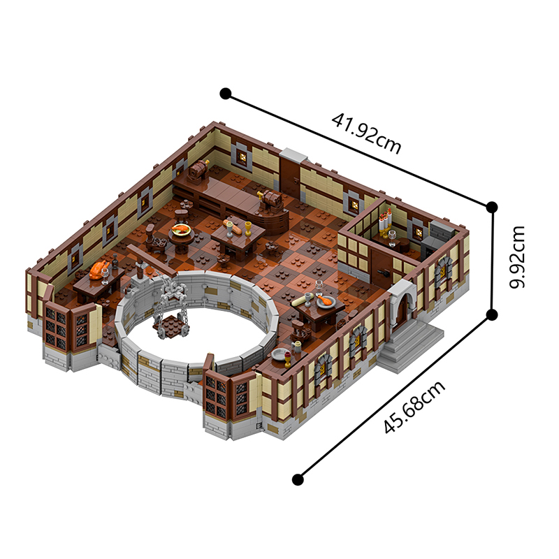 GOBRICKS MOC 202603 Dungeons & Dragons - The Yawning Portal - YWOBB