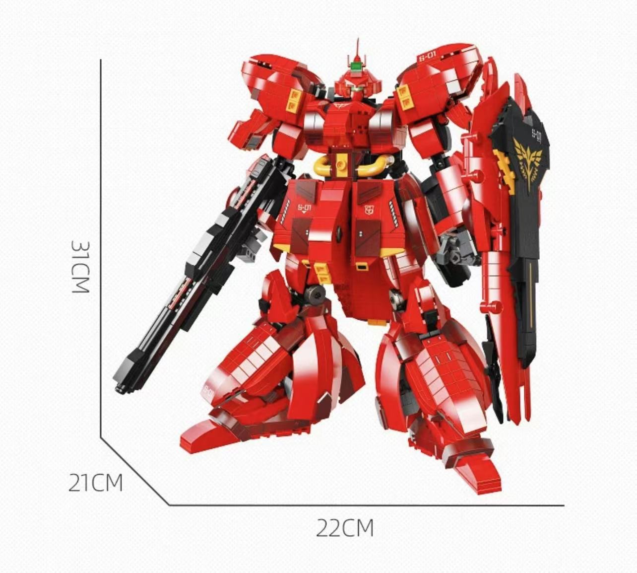 JIE STAR 58201 Gundam MSN-04 SAZABI - YWOBB