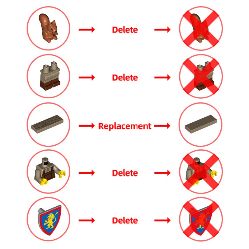 GOBRICKS MOC 189669 Medieval Joiner's Workshop - YWOBB