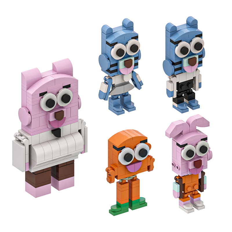 GOBRICKS MOC A1853 The Amazing World of Gumball - YWOBB