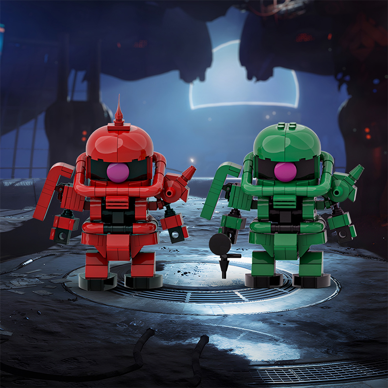 GOBRICKS MOC A1830 Zaku Warrior - YWOBB