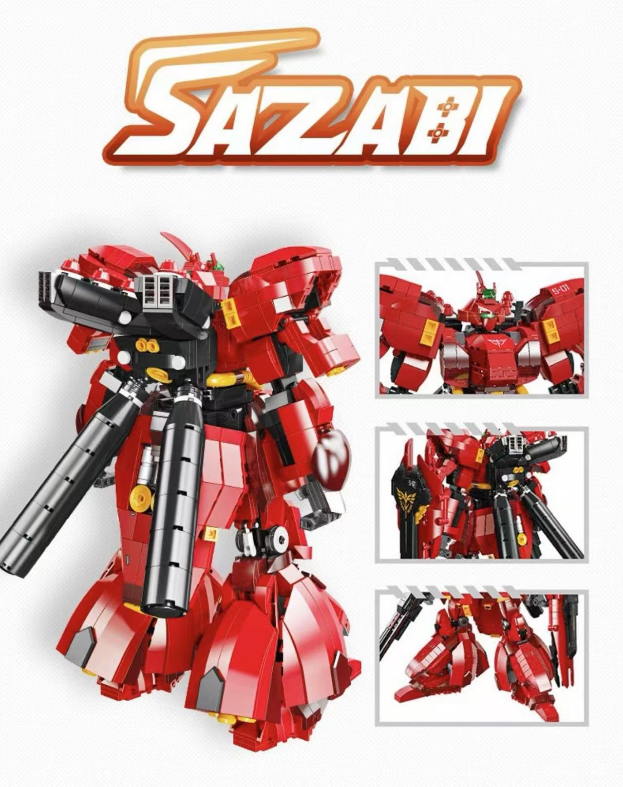 JIE STAR 58201 Gundam MSN-04 SAZABI - YWOBB