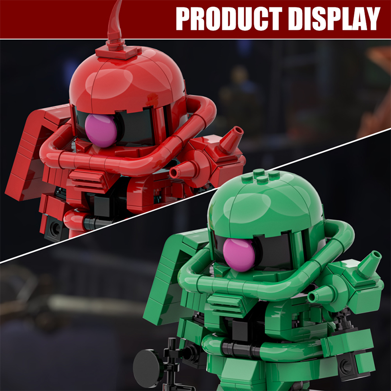 GOBRICKS MOC A1830 Zaku Warrior - YWOBB
