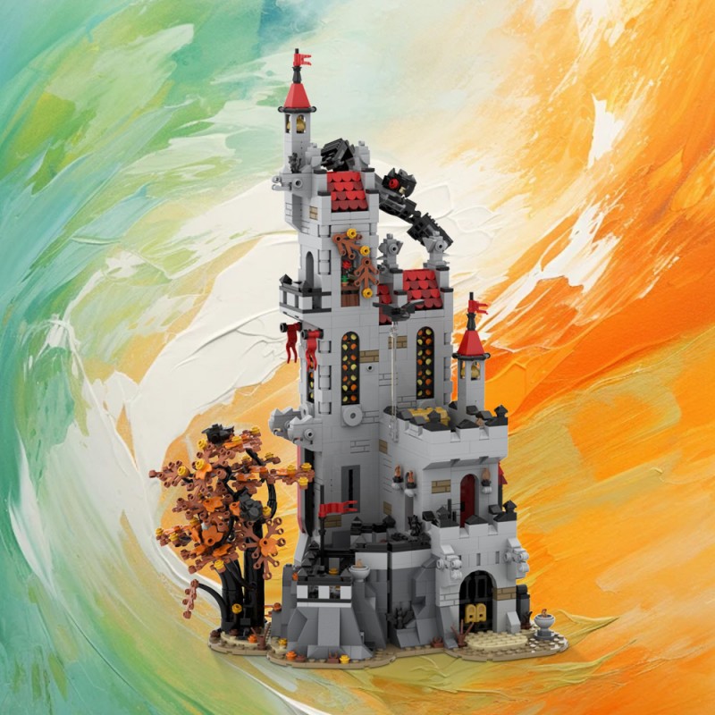 GOBRICKS MOC 191306 Fright Knights - Basil's Manor - YWOBB